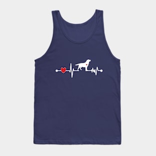 Labrador Retriever Heartbeats Tank Top